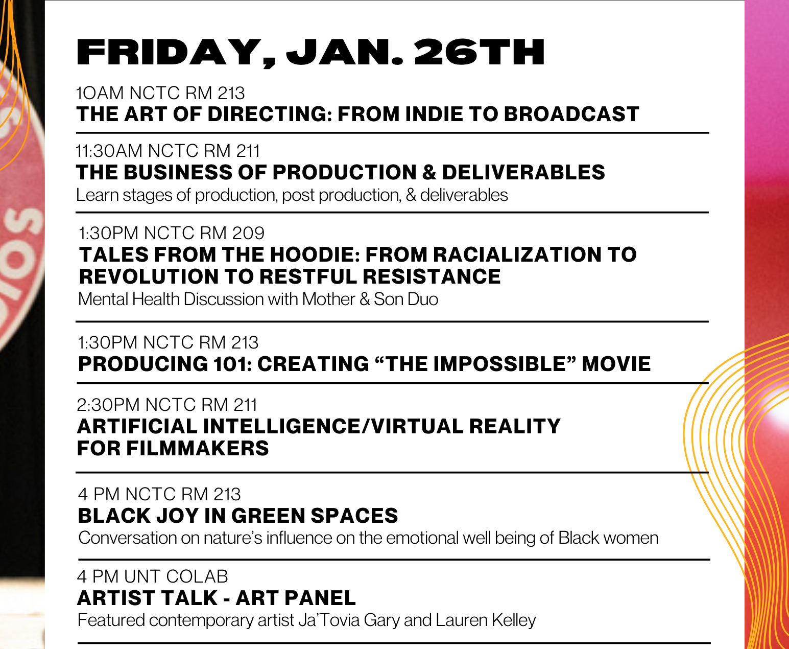 2024 DBFF Panels & Denton Black Film Festival